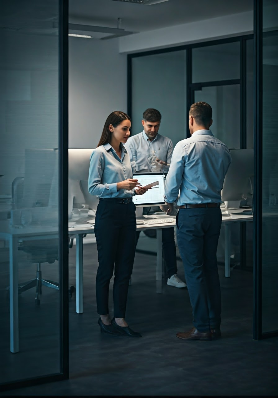 Наша команда за работой